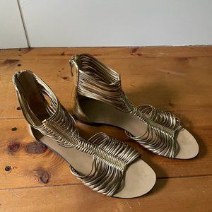 Vince Camuto Metallic Gladiator Sandals